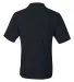 436 Jerzees Adult Jersey 50/50 Pocket Polo with Sp Black back view