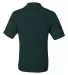 436 Jerzees Adult Jersey 50/50 Pocket Polo with Sp Forest Green back view