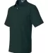436 Jerzees Adult Jersey 50/50 Pocket Polo with Sp Forest Green side view