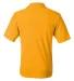 436 Jerzees Adult Jersey 50/50 Pocket Polo with Sp Gold back view