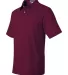 436 Jerzees Adult Jersey 50/50 Pocket Polo with Sp Maroon side view