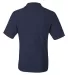 436 Jerzees Adult Jersey 50/50 Pocket Polo with Sp J. Navy back view