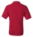 436 Jerzees Adult Jersey 50/50 Pocket Polo with Sp True Red back view