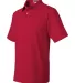 436 Jerzees Adult Jersey 50/50 Pocket Polo with Sp True Red side view