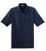 436 Jerzees Adult Jersey 50/50 Pocket Polo with Sp in J. navy frontFlat view
