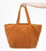 Los Angeles Apparel BD07 Essential Tote in Ginger front view