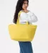 Los Angeles Apparel BD07 Essential Tote in Spectra yellow front view