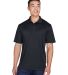 8405T UltraClub® Men's Tall Cool & Dry Sport Mesh in Black front view