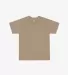 Los Angeles Apparel FF1001 Toddler Ply Ctn S/S T in Sand front view