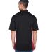 8406 UltraClub® Adult Cool & Dry Sport Two-Tone M in Black/ red back view