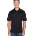 8406 UltraClub® Adult Cool & Dry Sport Two-Tone M in Black/ red front view