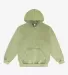 Los Angeles Apparel HF09MW L/S MW HF Hooded PO 14  in Matcha front view