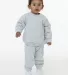 Los Angeles Apparel HF-104 Toddler heavy fleece sw in Ash front view