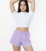 Los Angeles Apparel HF314GD Garment Dye Heavy Flee in Lavender front view