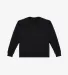 Los Angeles Apparel IMP1007FL 10oz Fleece Crew Pul in Black
