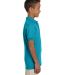 437Y Jerzees Youth 50/50 Jersey Polo with SpotShie in California blue side view