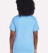 437Y Jerzees Youth 50/50 Jersey Polo with SpotShie in Light blue back view