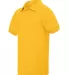 437Y Jerzees Youth 50/50 Jersey Polo with SpotShie Gold side view