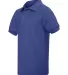 437Y Jerzees Youth 50/50 Jersey Polo with SpotShie Royal side view