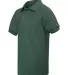 437Y Jerzees Youth 50/50 Jersey Polo with SpotShie Forest Green side view