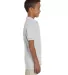 437Y Jerzees Youth 50/50 Jersey Polo with SpotShie Ash side view