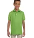 437Y Jerzees Youth 50/50 Jersey Polo with SpotShie Kiwi front view