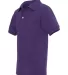 437Y Jerzees Youth 50/50 Jersey Polo with SpotShie Deep Purple side view