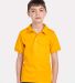 437Y Jerzees Youth 50/50 Jersey Polo with SpotShie in Gold