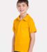 437Y Jerzees Youth 50/50 Jersey Polo with SpotShie in Gold