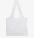 Los Angeles Apparel NT13 Large Nylon Shopping Bag in White front view