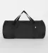 Los Angeles Apparel NT563 Nylon Weekender Bag in Black/black front view