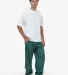 Los Angeles Apparel RNF405 Nylon Taffeta Lined Tra in Blue algae front view