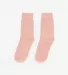 Los Angeles Apparel SMRSOCK Unisex Summer Sock in Coral front view