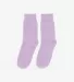Los Angeles Apparel SMRSOCK Unisex Summer Sock in Lilac front view