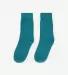 Los Angeles Apparel SMRSOCK Unisex Summer Sock in Teal front view