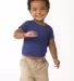 Los Angeles Apparel TR0005 Infant Tri Blend S/S Te in Tri-indigo