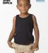Los Angeles Apparel TR1008 Toddler Tri Blend Tank in Tri-black front view