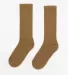 Los Angeles Apparel UNISOCK Unisex Crew Sock in Brass front view