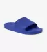 Los Angeles Apparel UNISLIDE Unisex Everyday Slide in Sapphire blue front view