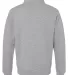 J America 8717 Heavyweight Fleece Quarter-Zip Swea in Oxford back view