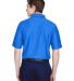 8413 UltraClub® Adult Cool & Dry Elite Tonal Stri in Royal back view
