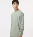 Independent Trading IND3000 Heavyweight Crewneck S in Dusty sage side view