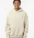 Independent Trading IND420XD Mainstreet Hooded Swe in Ivory front view
