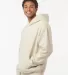 Independent Trading IND420XD Mainstreet Hooded Swe in Ivory side view