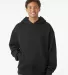 Independent Trading IND280SL Avenue Pullover Hoode in Black front view