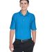 8415 UltraClub® Men's Cool & Dry Elite Performanc in Pacific blue front view