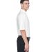 8415 UltraClub® Men's Cool & Dry Elite Performanc in White side view