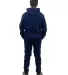 Stilo Apparel 211119HJBL Matching Sweat Set Wholes in Blue back view