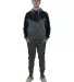 Stilo Apparel 21928HJCH Matching Sweat Set Wholesa in Charcoal front view