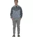 Stilo Apparel 21928HJLG Matching Sweat Set Wholesa in Light grey front view